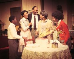 Nhadya Salomon as Beneatha Younger in A Raisin in the Sun