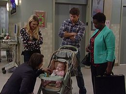 Michael Easton, Bryan Craig, and Hayley Erin in General Hospital (1963)