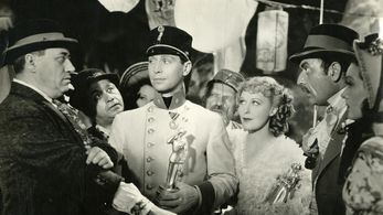 Stanley Fields, Grace Moore, and Franchot Tone in The King Steps Out (1936)