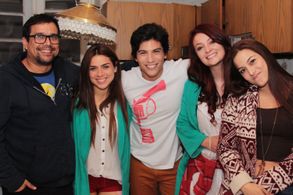 Still of Director Sandro Ventura, actress Ingrid Altamirano, actor Luis Baca, actress Maya Alvarado and Natalia Salas in