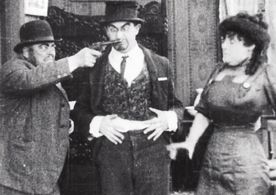 Nick Cogley, Alice Davenport, and Ford Sterling in Toplitsky and Company (1913)