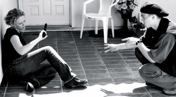 Cole directs Michelle Laven in Clockwork