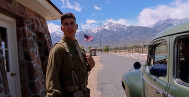 Derek Quick Directing a scene in Kommando 1944