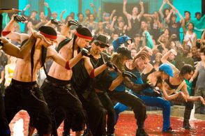 Tamara Levinson, Kendra Andrews, Sharni Vinson, Facundo Lombard, Martín Lombard, and Ashlee Nino in Step Up 3D (2010)
