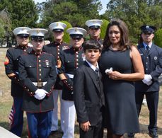 iliana Guibert, Justin Luca, U.S. Marines and Firefighter Florio in Twice Upon A Time (2015)