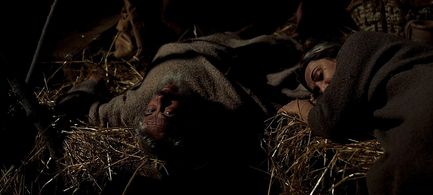 John Huston and Pupella Maggio in The Bible: In the Beginning... (1966)