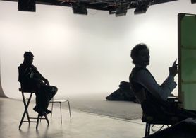 Batman: The Case of the Laughing Death BTS Photo