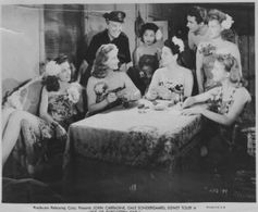 Betty Amann, Tala Birell, Sidney Toler, and Rick Vallin in Isle of Forgotten Sins (1943)