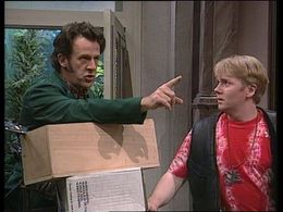 Dick van den Toorn and Maarten Wansink in We zijn weer thuis (1989)