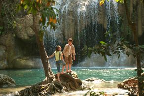 Samantha Hanratty and William Brent in The Lost Medallion: The Adventures of Billy Stone (2013)