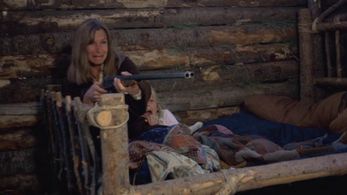 Susan Damante and Hollye Holmes in The Adventures of the Wilderness Family (1975)