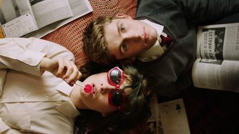 Fionn O'Shea and Lola Petticrew in Dating Amber (2020)