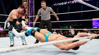 Humberto Garza Solano and Humberto Carrillo in WWE Super Show-Down (2020)