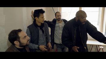 Yann Sorton, David Mora, Olivier Faraggi, Laurent Evuort, Cyril Fragnière, Louis Vasquez, and Fred Aklan in Le Myriapode