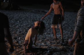 Charles Alexander and Aidan Laprete in The Wilds: Day 45/16 (2022)