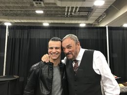 Gabriel Monroe Eckert and John Rhys-Davies