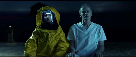 Dominic Stone and Nicole Schalmo in Risen (2021)