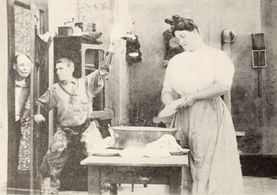 Augustus Carney, Margaret Joslin, and Harry Todd in Alkali Ike's Auto (1911)
