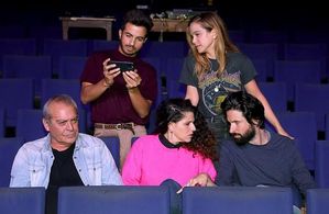 Shmil Ben Ari, Itay Turgeman, Agam Rudberg, Noa Koler, and Erez Drigues in Rehearsals (2020)