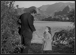 Boris Karloff and Marilyn Harris in Frankenstein (1931)