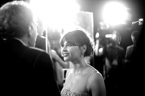 Alan F. Horn and Felicity Jones at an event for Rogue One: A Star Wars Story (2016)