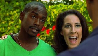 Keith Robinson (Xavier) and Amanda Marcheschi (Rebecca) in 