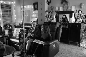 On the set of Feliz NaviDAD