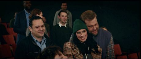 Sarah Silverman, Giuseppe Ardizzone, and Stephen Wallem in Marry Me (2022)