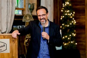 Regaling a trapped audience...