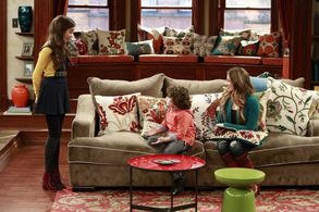 Danielle Fishel, Rowan Blanchard, and August Maturo in Girl Meets World (2014)