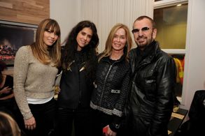 Barbara Bach, Jessica Biel, Ringo Starr, and Francesca Gregorini in The Truth About Emanuel (2013)
