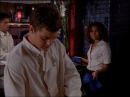 Joshua Jackson and Lourdes Benedicto in Dawson's Creek (1998)