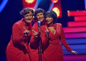 Petr Vondrácek, Anna Fialová, and Linda Finková in Tvoje tvár má známý hlas (2016)