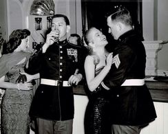 Monica Lewis, Jackie Loughery, Jack Webb, and John R. Brown in The D.I. (1957)