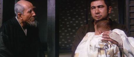 Yoshi Katô and Shintarô Katsu in Fight, Zatoichi, Fight (1964)