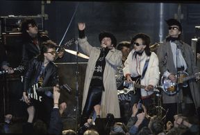 Sakke Järvenpää, Pimme Korhonen, Silu Seppälä, Nicky Tesco, Mato Valtonen, and Pekka Virtanen in Leningrad Cowboys: L.A.