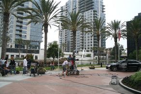 on set director producer Sergio Myers