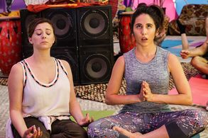 Rachel Bloom and Gabrielle Ruiz in Crazy Ex-Girlfriend (2015)