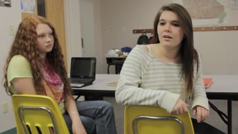 Erin Morris and Malissa Williams in Up on High Ground (2014)