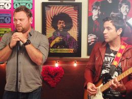 Drew Powell and Matt Carmody filming 