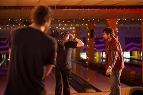 On the set of The Shade Shepherd