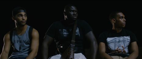 Mahamadou Coulibaly, Nassim Lyes, and Alexandre Achdjian in J'marche pas en arrière (2015)