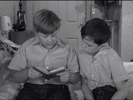 Jerry Mathers and Robert 'Rusty' Stevens in Leave It to Beaver (1957)
