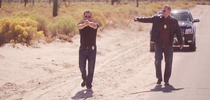 On the music video set for Gypsy Woman's Got the Groove with Anthony Forsmark.