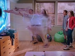 Michael Naughton, Jacob Bertrand, Olivia Stuck, and Suzi Barrett in Kirby Buckets (2014)