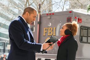 Ryan Michelle Bathe and Jordan Johnson-Hinds in The Endgame (2022)