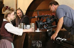 On set for Legion of Ru