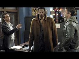 Tobias Truvillion as Vincent Jones on One Life to Live with cast members David Fumero and Kamar De Reyes