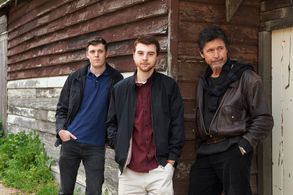 Jordon Prince-Wright with Actor Michael Muntz and DOP Daniel Quinn