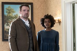 Mallori Johnson and Micah Stock in Kindred (2022)